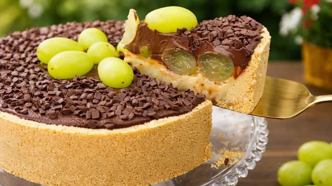 Imagem da Receita de Torta Trufada de Uva.