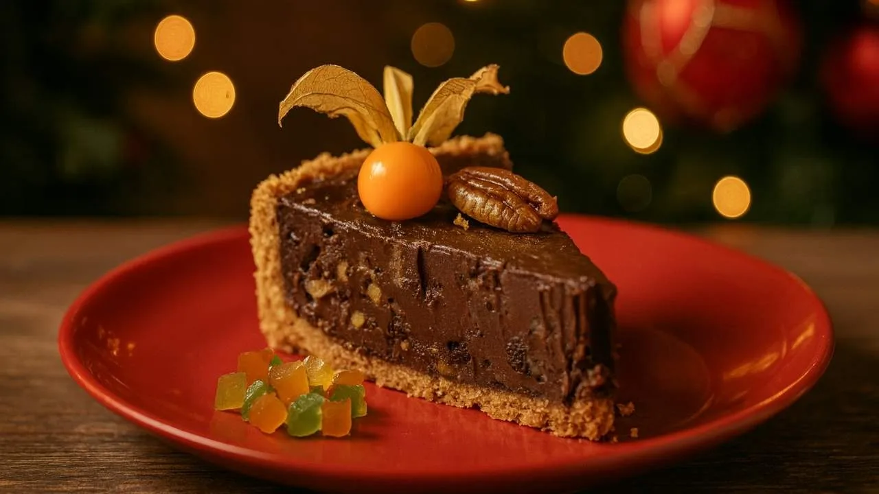 Imagem da Receita de Torta de Natal de Chocolate.