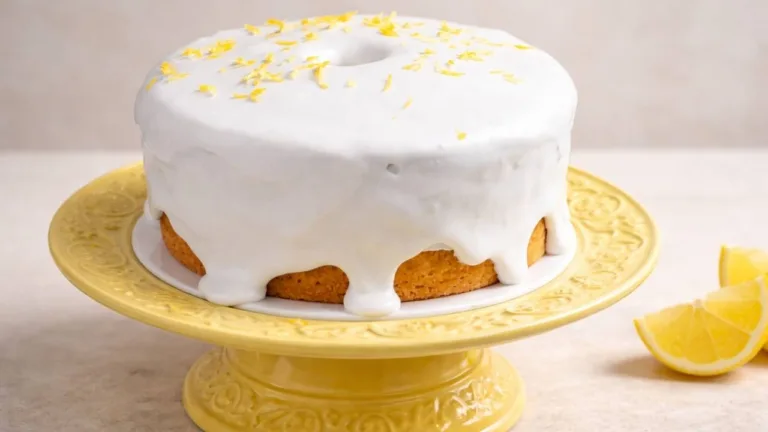 Imagem da Receita de Bolo de Limão Siciliano com Cobertura Crocante.