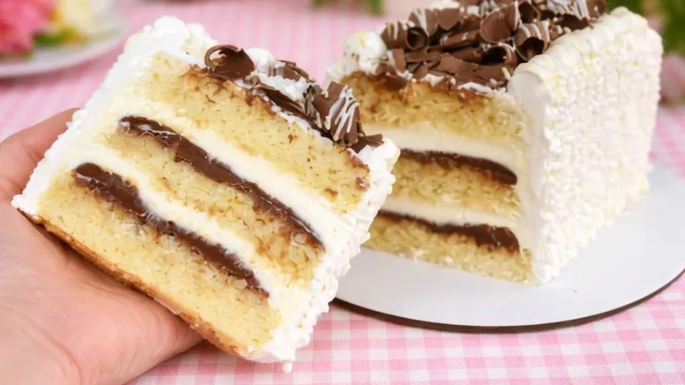 Imagem da receita de Bolo de Ninho Trufado com Chocolate.