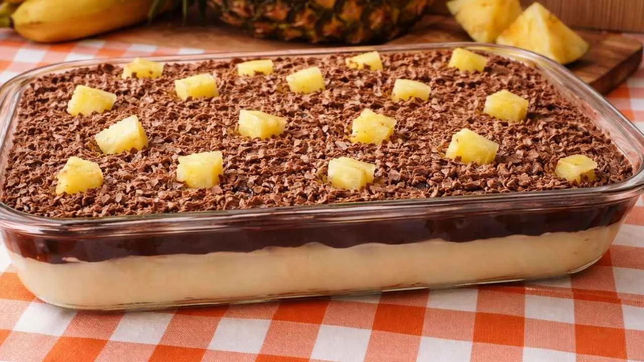 Imagem da Receita de Bombom de Travessa de Abacaxi.