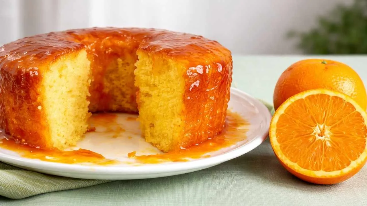 Imagem da Receita de Calda de Laranja para Bolo.