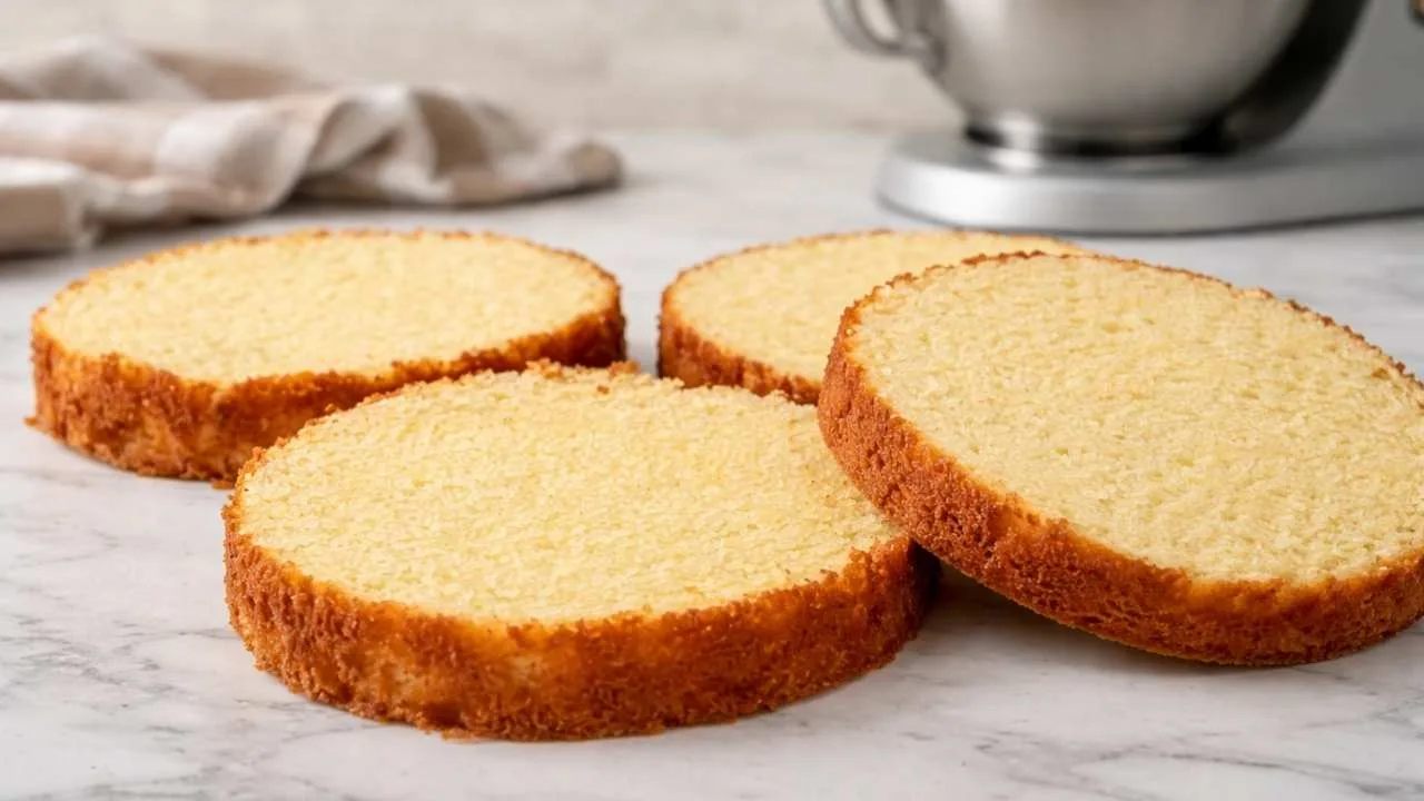 Imagem da Receita de Massa Chiffon de Laranja.