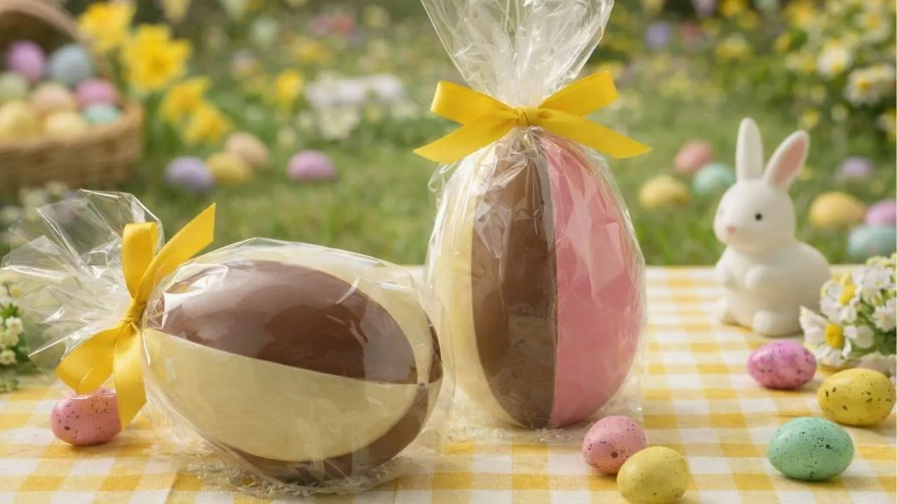 Imagem da Receita Viral: Ovo de Páscoa em Fatias