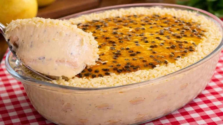 Imagem da Receita de Pavê de Maracujá com Leite Ninho.