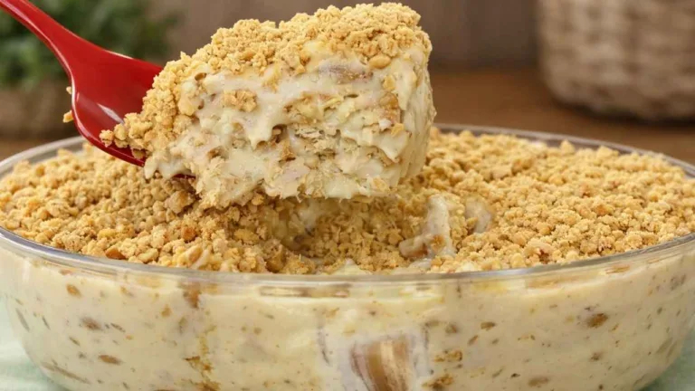 Imagem da Receita de Pavê de Paçoca com Leite Ninho.