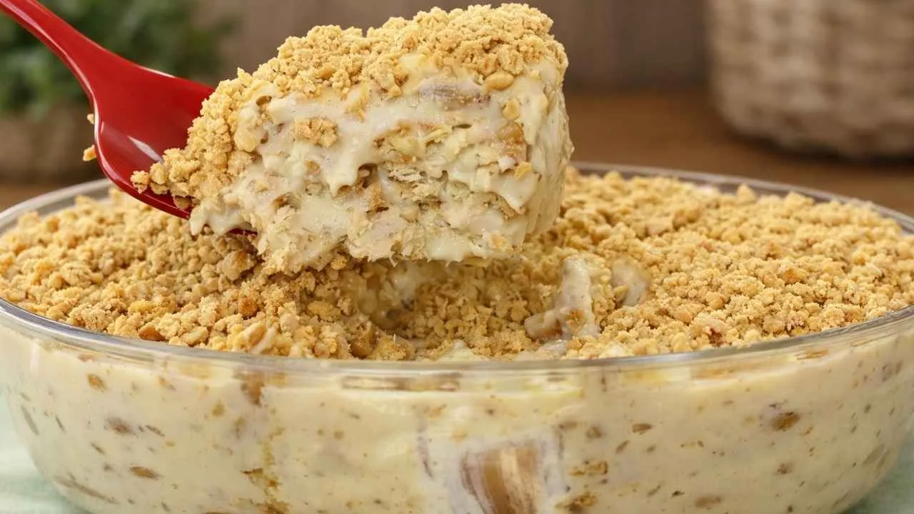 Imagem da Receita de Pavê de Paçoca com Leite Ninho.