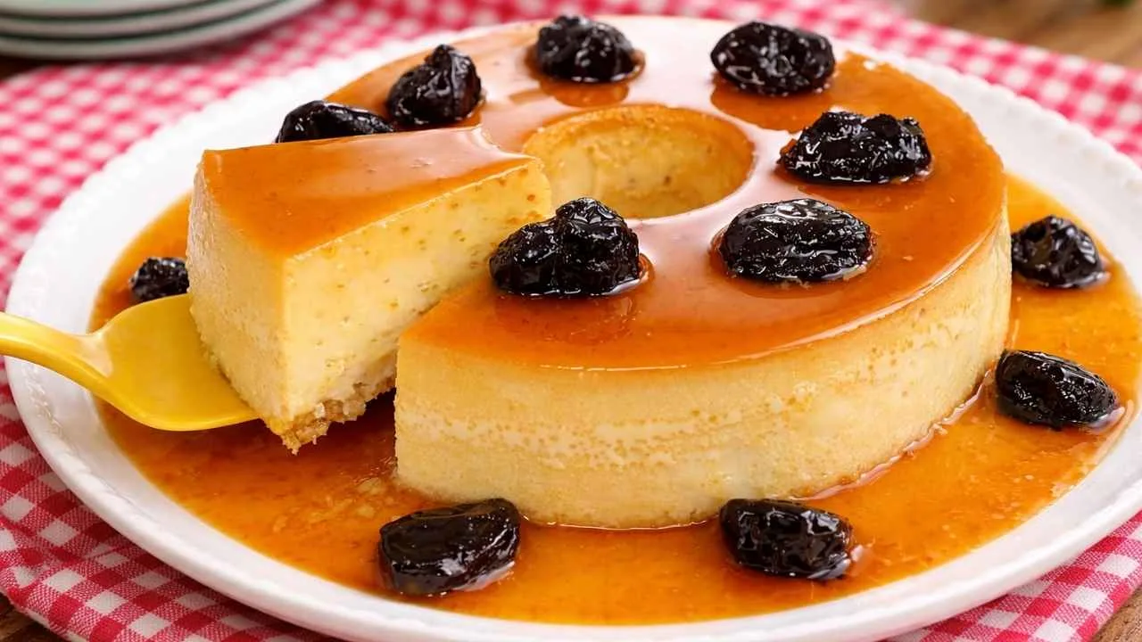 Imagem da Receita de Pudim Olho de Sogra.