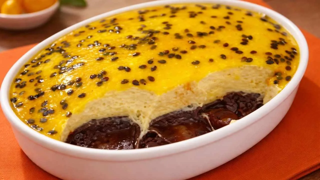 Imagem da Receita de Sobremesa de Maracujá com Chocolate.