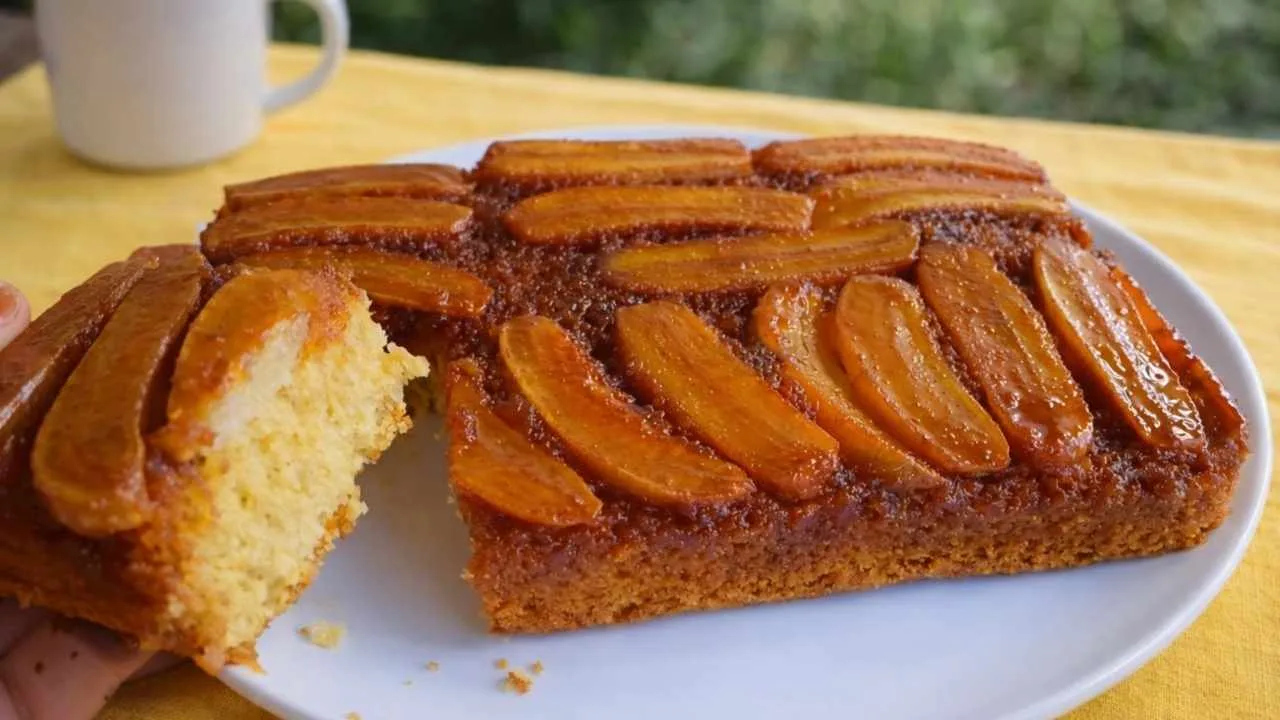 Imagem da Receita de Torta de Banana Caramelizada.