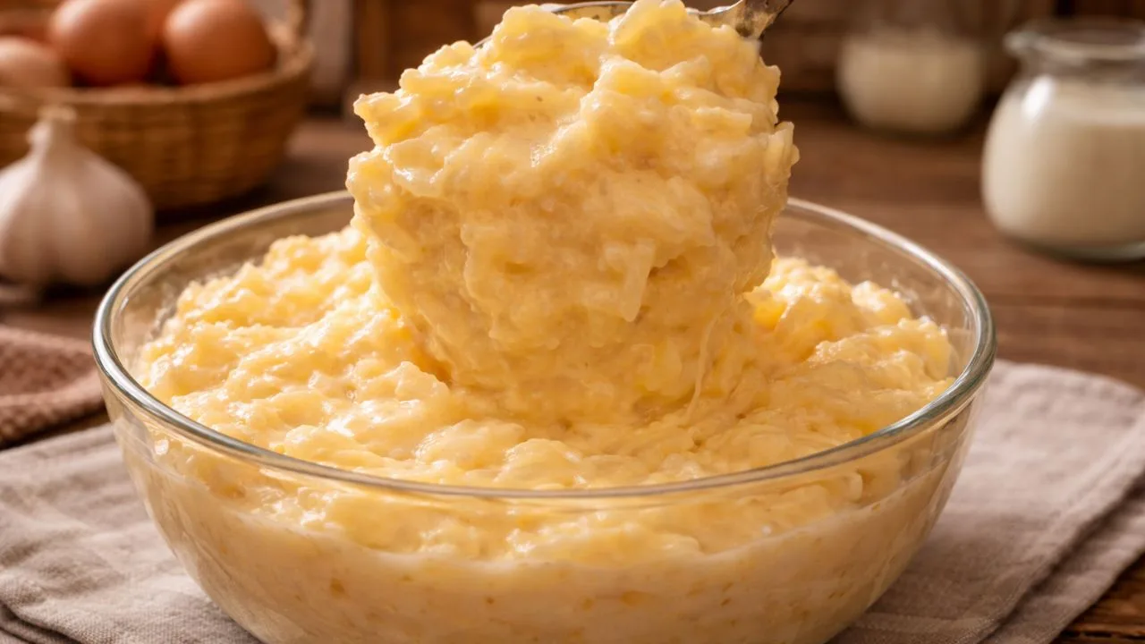 Imagem da Receita de Arroz Doce de Curau de Milho.