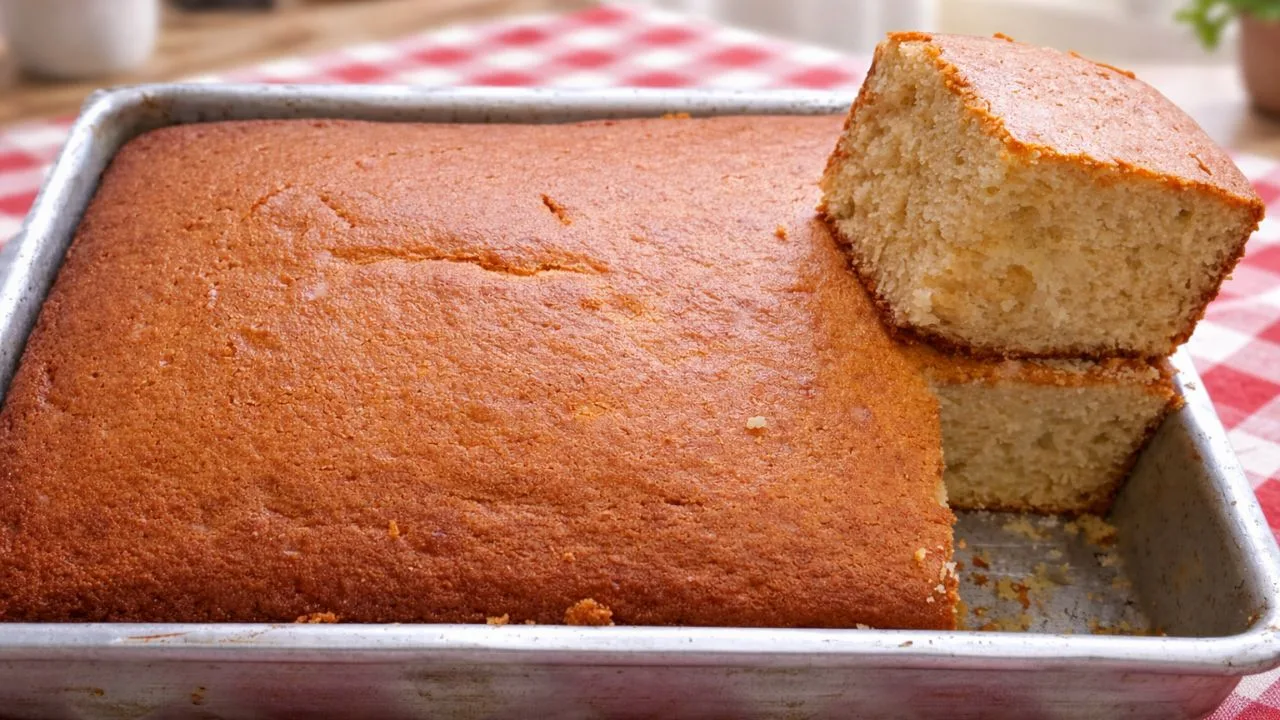 Imagem da Receita de Bolo Simples Grande e Fofinho.