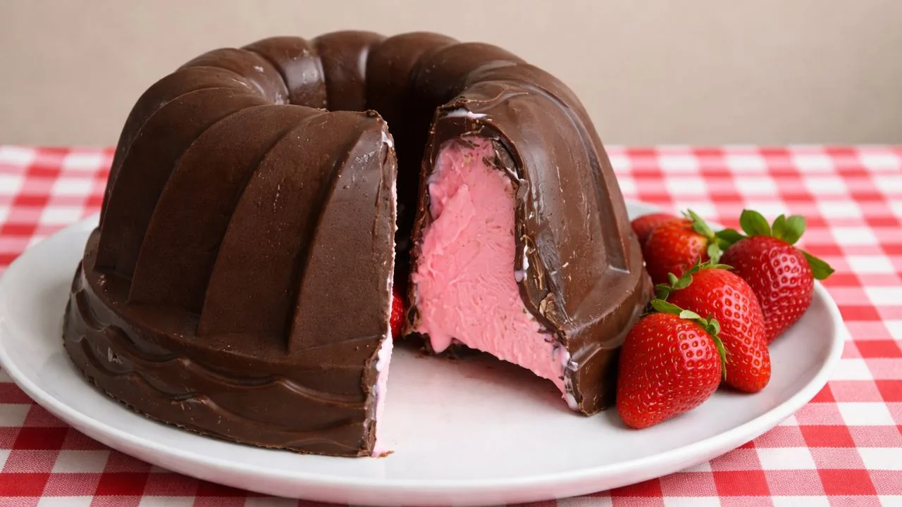 Imagem da Receita de Bombom Gigante de Sorvete.