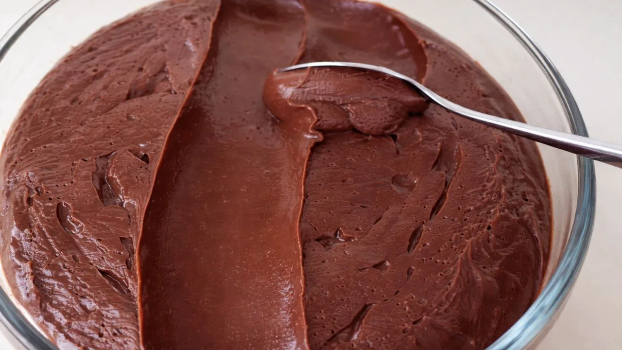 Imagem da Receita de Brigadeiro de Chocolate Cremoso para Recheio de Bolo.