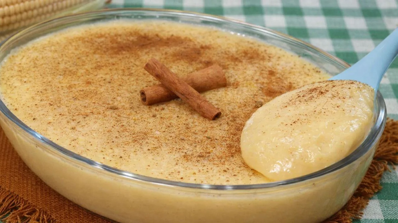 Imagem da Receita de Curau Caipira de Milho Verde.