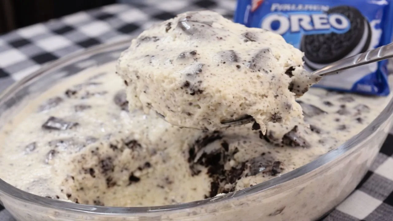 Imagem da Receita de Mousse de Oreo Simples de Liquidificador.