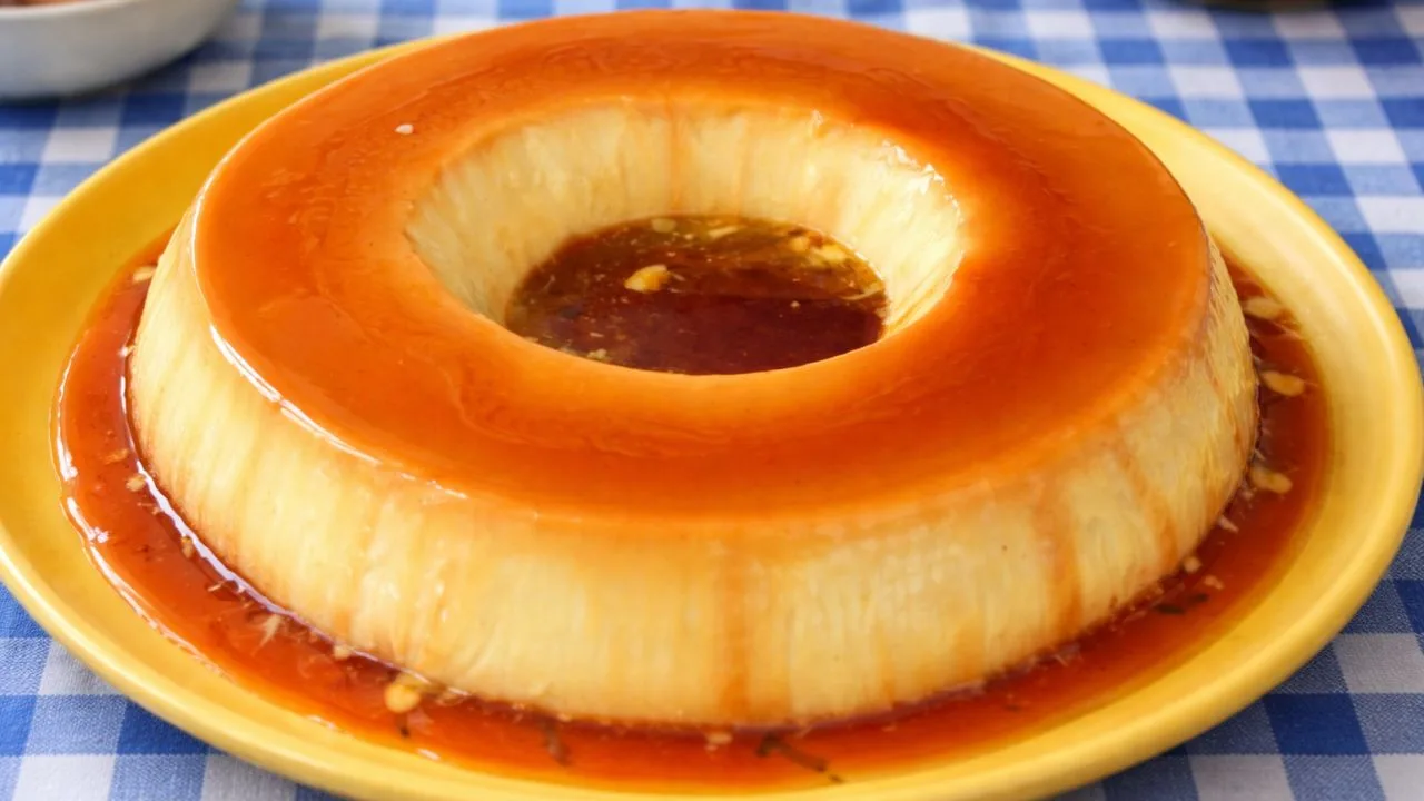 Imagem da Receita de Pudim Gelado Leite Ninho com Gelatina.