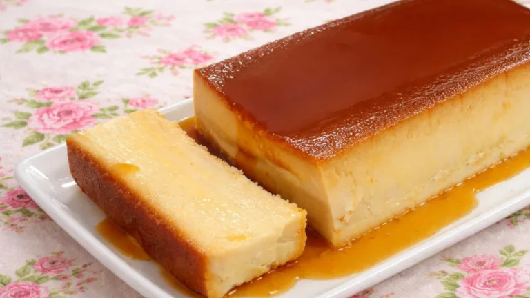 Imagem da Receita de Pudim de Pão com Açúcar Sem Leite Condensado.