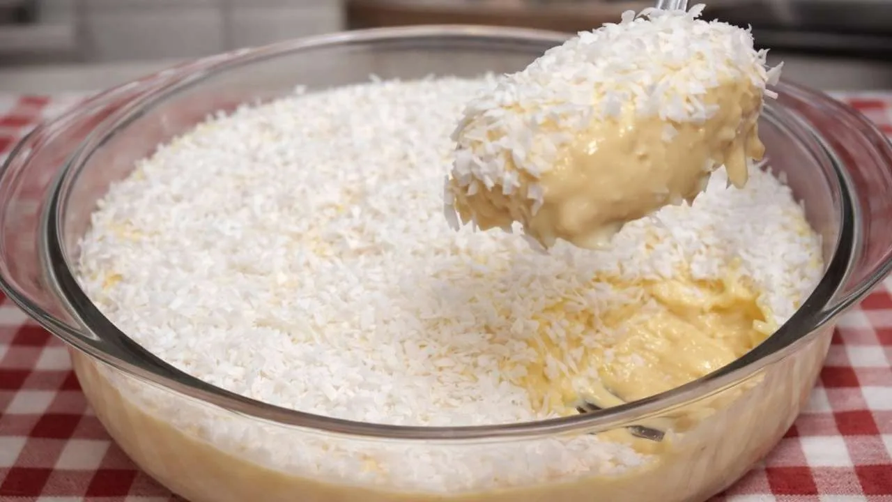 Imagem da Receita de Sobremesa Amansa Sogra com Suco de Maracujá.