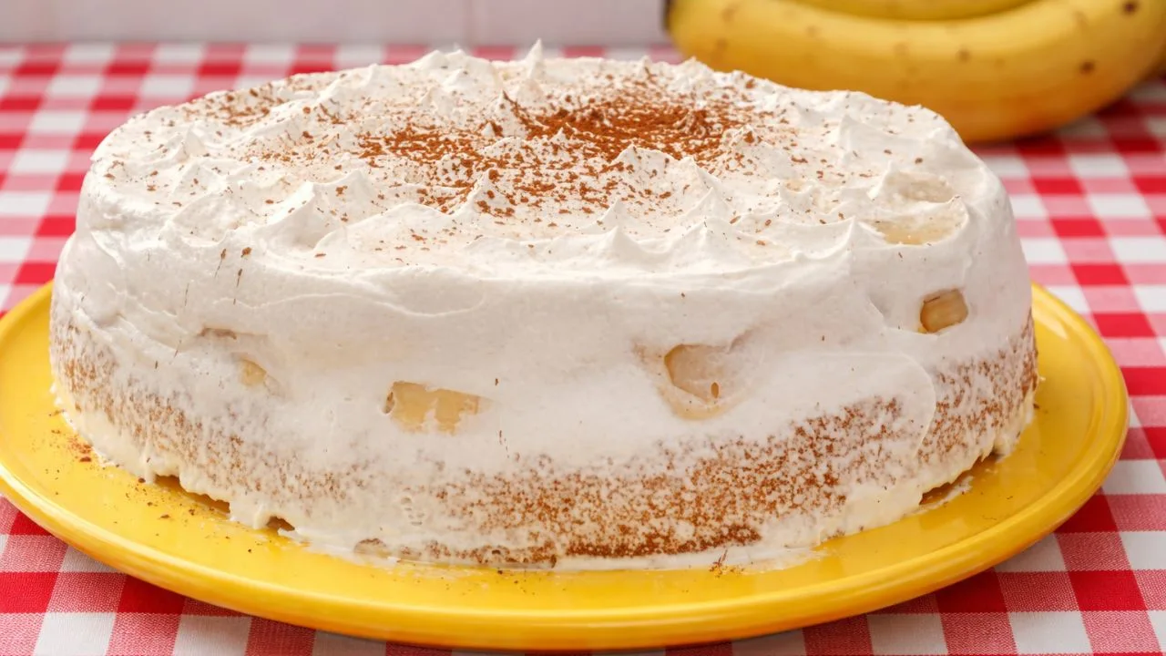 Imagem da Receita de Banoffe com Massa Pão de Ló.