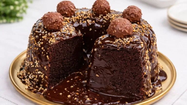 Imagem da Receita de Bolo Caseirinho Ferrero Rocher.