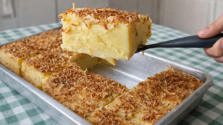 Imagem da Receita de Bolo de Coco Cremoso com Leite Condensado.
