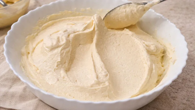 Imagem da Receita de Creme de Nata para Rechear Bolo.