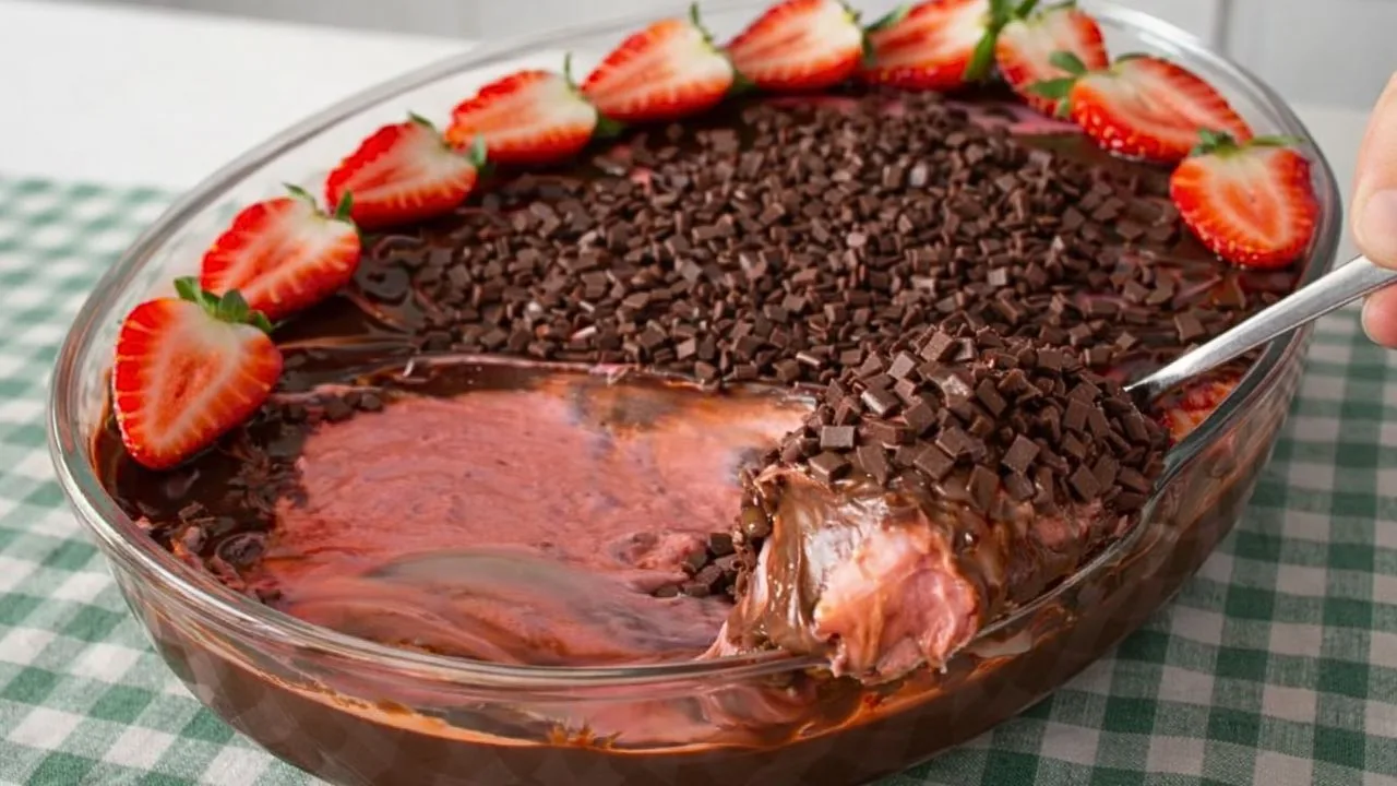 Imagem da Receita de Mousse Sensação na Travessa.