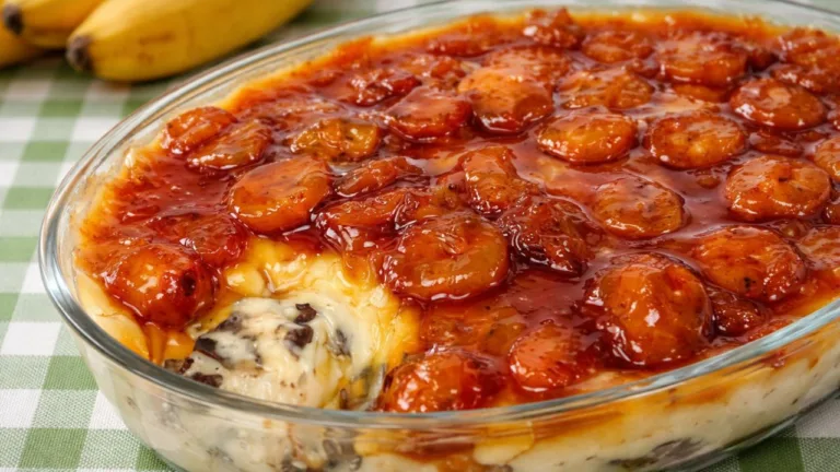 Imagem da Receita de Pavê de Banana Caramelizada.