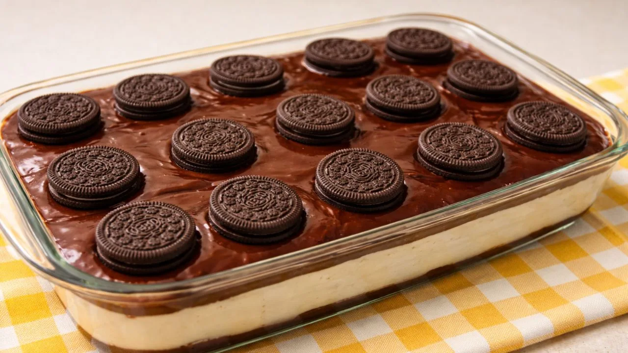 Imagem da Receita de Pavê de Biscoito Oreo.