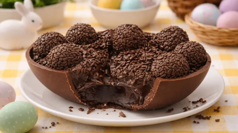 Imagem da Receita de Recheio de Brigadeiro para Ovo de Páscoa.