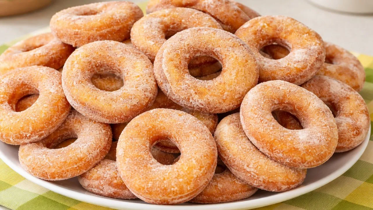 Imagem da Receita de Rosquinha Frita Fofinha de Padaria.