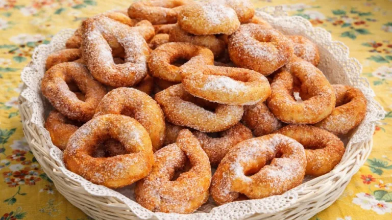 Imagem da Receita de Rosquinha Frita Gostosa Sem Leite e Sem Fermento.