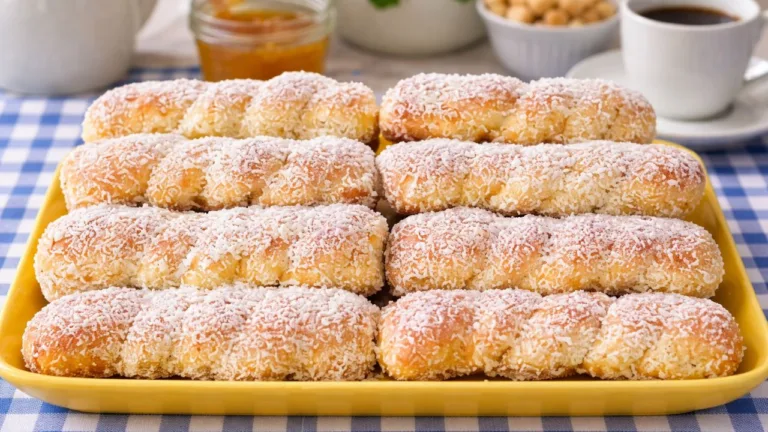 Imagem da Receita de Rosquinha de Leite Condensado e Coco Fofinha.