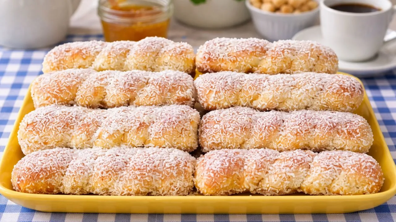 Imagem da Receita de Rosquinha de Leite Condensado e Coco Fofinha.