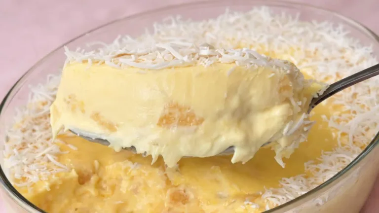 Imagem da Receita de Sobremesa de Abacaxi com Coco.