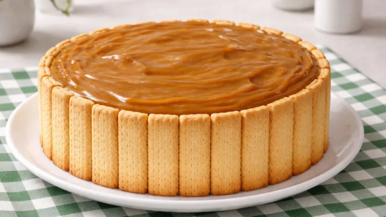 Imagem da Receita de Torta Alemã com Nata e Doce de Leite.