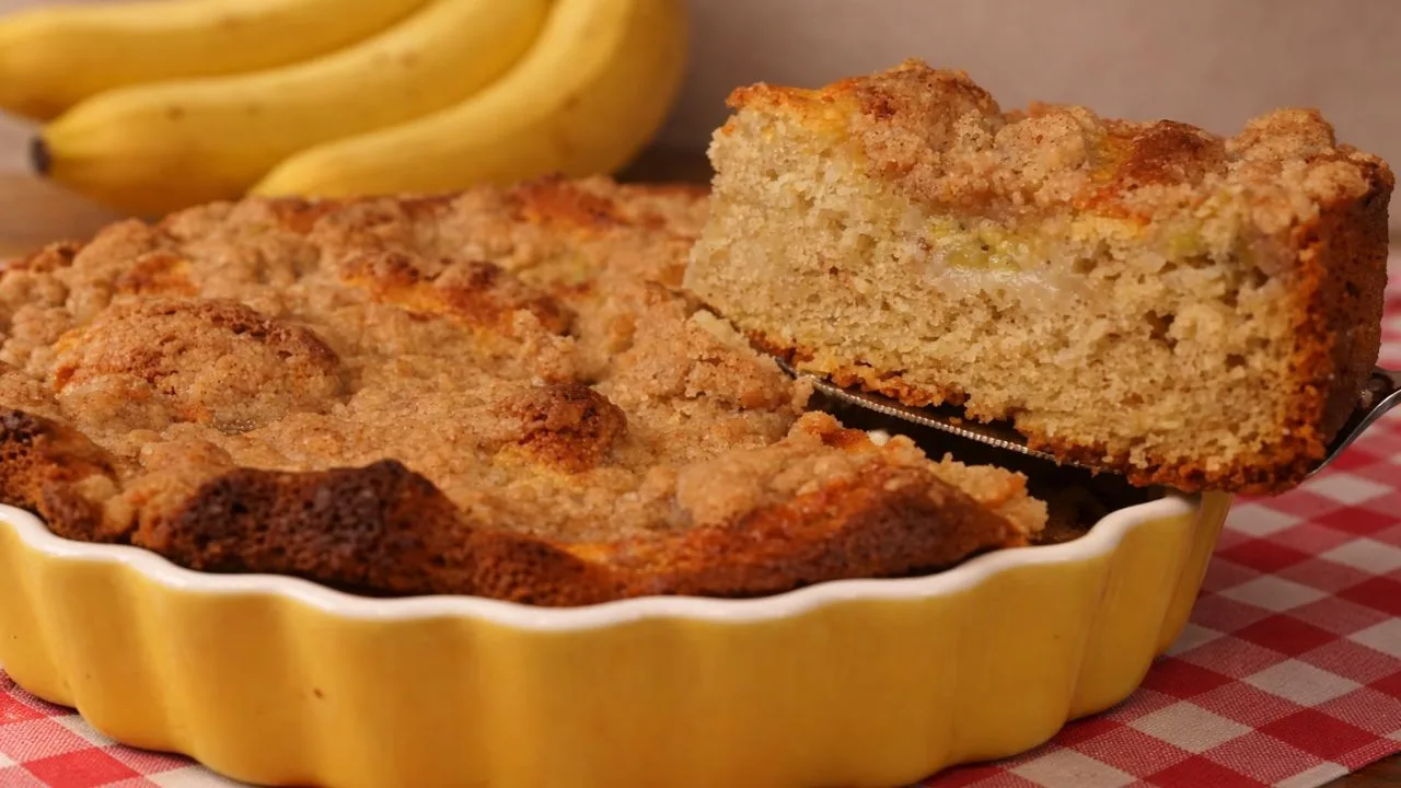 Imagem da Receita de Torta de Banana Fofinha de Liquidificador.