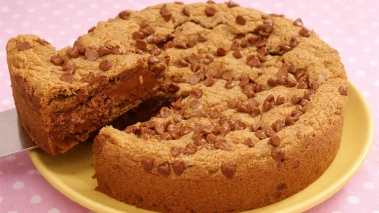 Imagem da Receita de Torta de Cookie com Nutella.
