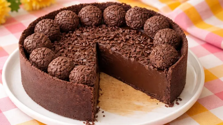 Imagem da Receita de Torta de Brigadeiro.