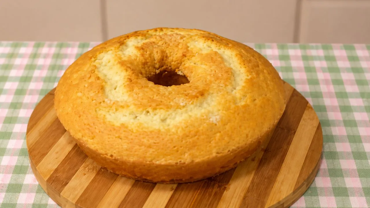 Imagem da Receita de Bolo Fofinho de Farinha de Arroz com Leite de Coco.