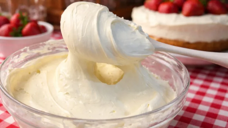Imagem da Receita de Mousse de Chocolate Branco para Cobrir e Rechear Bolos.