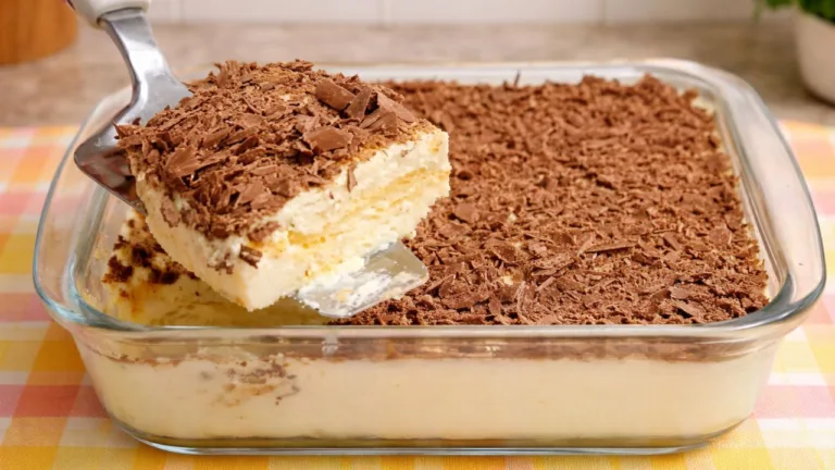 Imagem da Receita de Pavê Preguiçoso Fácil e Sem Fogo.