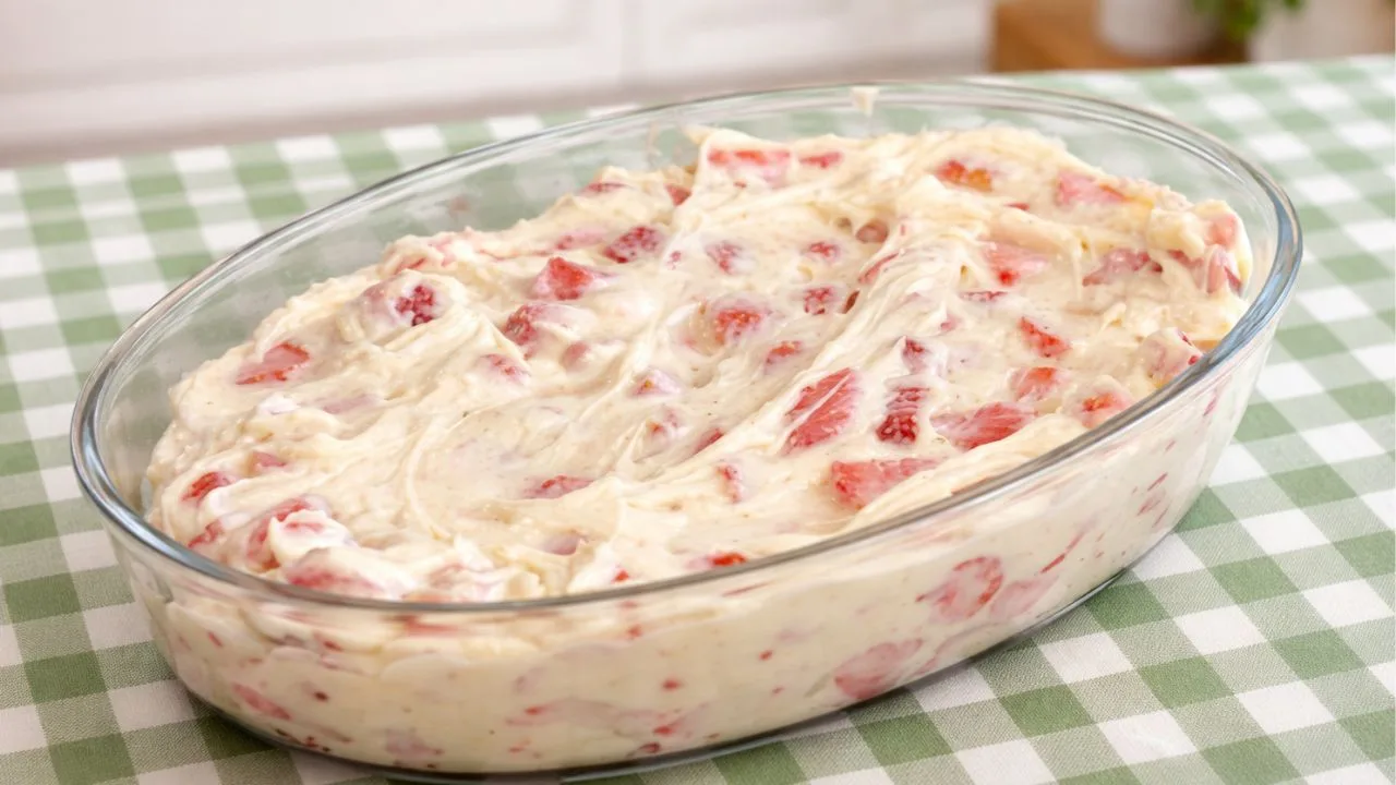 Imagem da Receita de Recheio de Ninho Trufado com Morango.