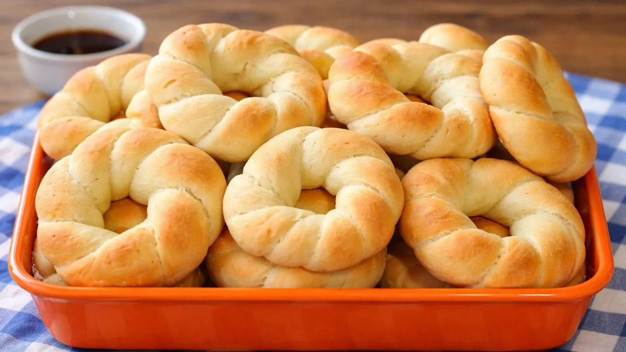 Imagem da Receita de Rosquinha de Nata com Farinha de Trigo.