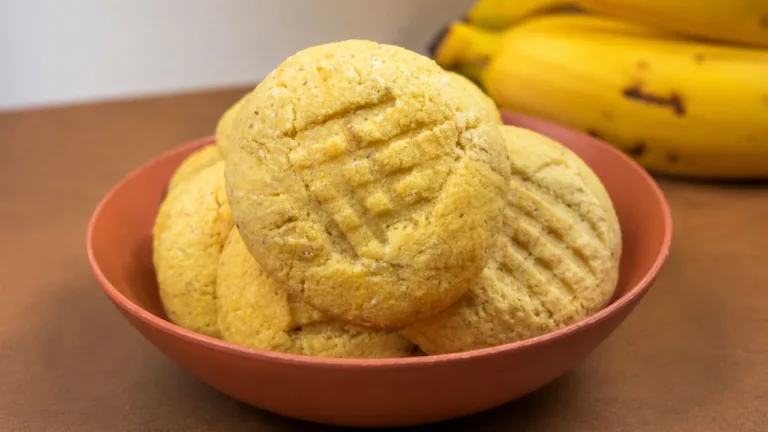 Imagem da Receita de Biscoito de Banana com Fubá.