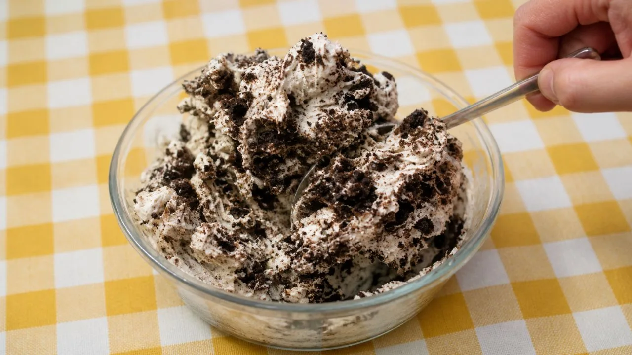 Imagem da Receita de Creme de Oreo para Rechear Bolo.