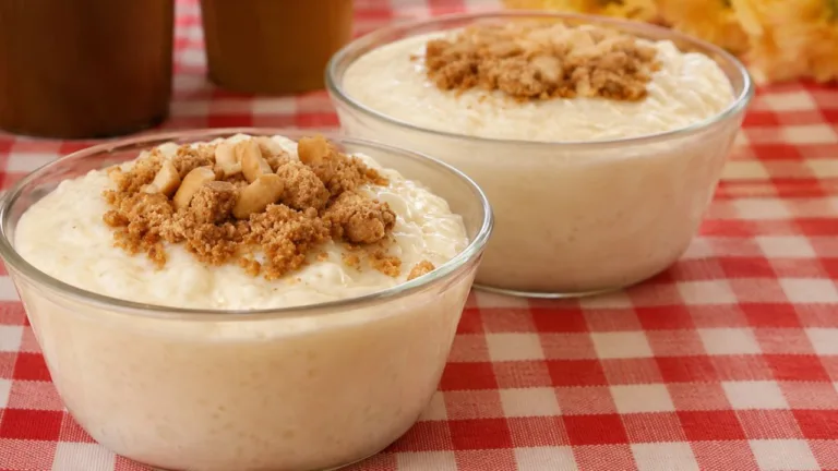 Imagem da Receita de Arroz Doce com Amendoim.
