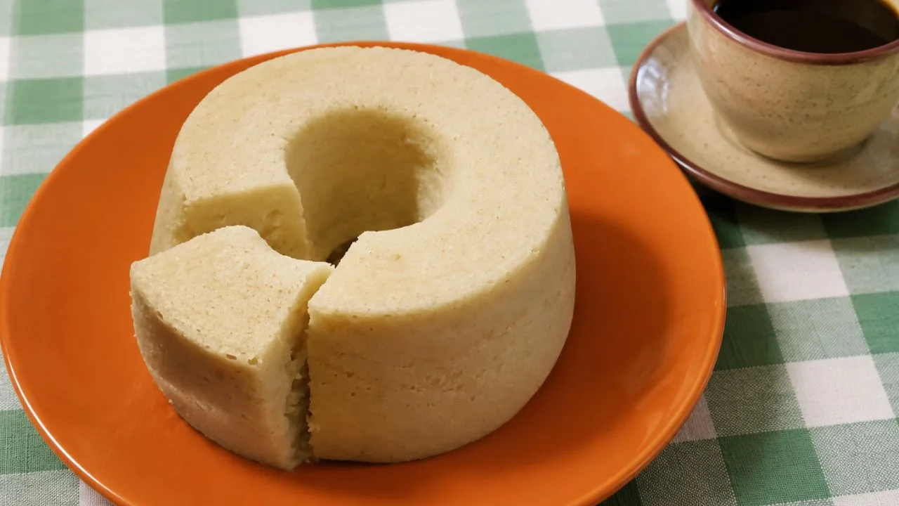 Imagem da Receita de Bolo de Canjica Branca.