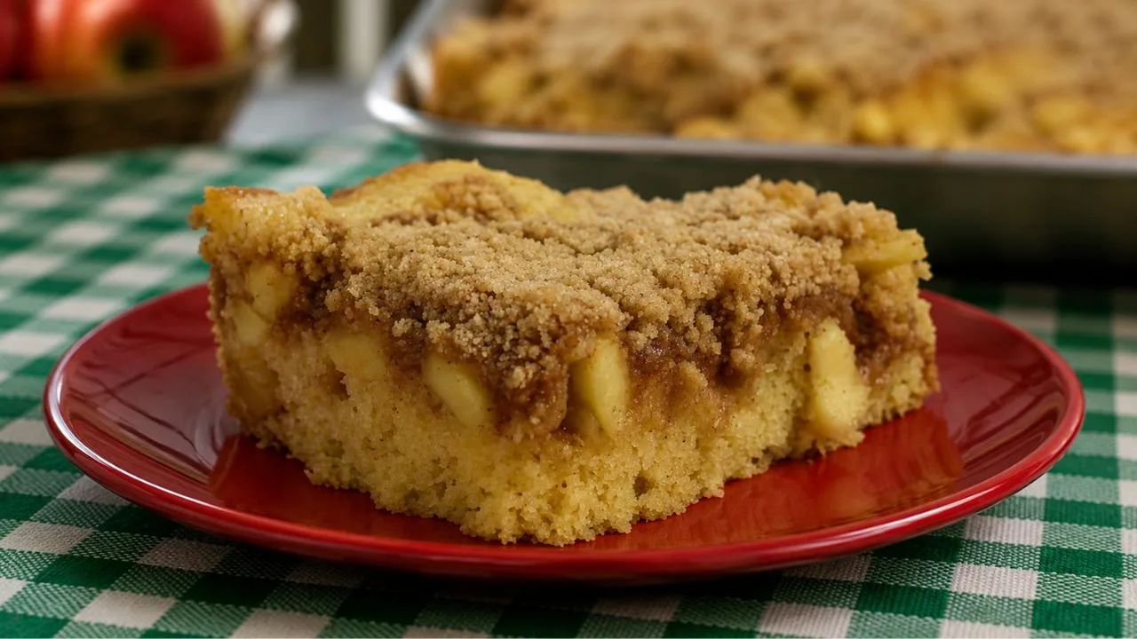 Imagem da Receita de Cuca Alemã de Maçã.